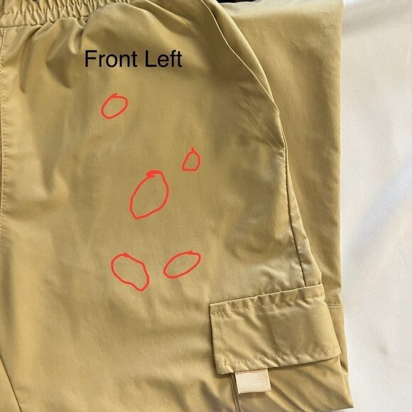 Hudson Outerwear NYC HDSN Pale Yellow Cargo Pants Sz 30 - Picture 11 of 16